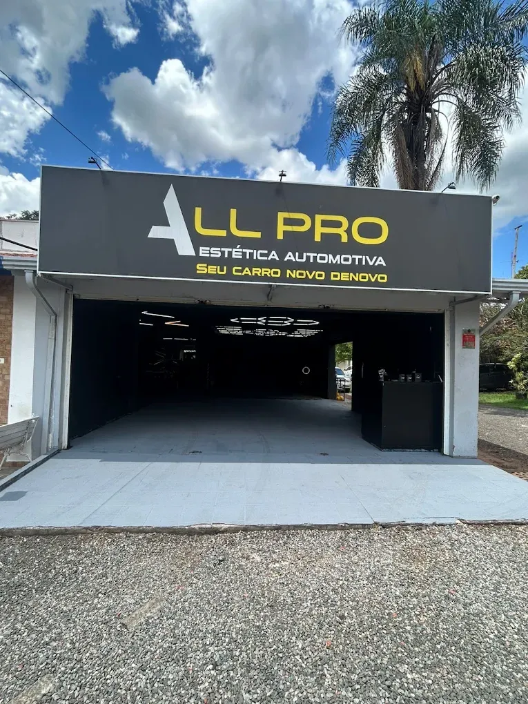 Fachada da ALL PRO Estética Automotiva em Campinas, Chácara Santa Margarida
